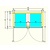 Diamond Double Glass Door Ventilated Freezer GN 2/1, 1400 L, -20 °C to -10 °C