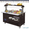 Diamond Buffet - Refrigerated salad bar, 4x GN1/1-150 (Wengé wood)