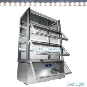 Diamond Refrigerated Display Rectangular, 810 L, from 2°C to 10°C, Stationary, Ventilated, Silver Diamond Refrigerated Display Rectangular, 810 L, from 2°C to 10°C, Stationary, Ventilated, Silver