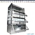 Diamond Refrigerated Display Rectangular, 810 L, from 2°C to 10°C, Stationary, Ventilated, Silver