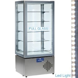Diamond Refrigerated Display Square, 490 L, from -22°C to 5°C, Stationary, Ventilated, Silver Diamond Refrigerated Display Square, 490 L, from -22°C to 5°C, Stationary, Ventilated, Silver