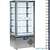 Diamond Refrigerated Display Square, 490 L, from -22°C to 5°C, Stationary, Ventilated, Silver
