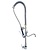 Diamond Single Hole Deck Mounted Pre-Rinse Faucet with Spout, Height 1140 mm