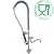 Diamond Single Hole Deck Mounted Pre-Rinse Faucet with Spout, Height 1100 mm