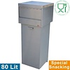 Diamond 80 L Stainless Steel Waste Bin, Tilt Lid Diamond 80 L Stainless Steel Waste Bin, Tilt Lid