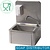 Diamond Wall Wash Basin, 340x400x(h)340 mm with Soap Dispenser