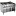 Diamond Gas Cooker with 6 Burners and Cupboard GN 2/1, 46440 kcal / h