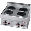 Diamond Countertop Electric Cooker with 4 Round Hot Plates ø 220 mm, 10,4 kW
