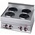 Diamond Countertop Electric Cooker with 4 Round Hot Plates ø 220 mm, 10,4 kW