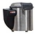 Diamond Oczyszczarka do muli | 5 kg | 75 kg/h. | 350W | 230V | 530x520x(H)520mm