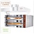 Diamond Double Deck Electric Pizza Oven 23,4 kW, 18 x Ø 36 cm