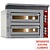 Diamond Double Deck Electric Pizza Oven 17,6 kW, 12 x Ø 35 cm