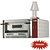 Diamond Single Deck Gas-Electric Pizza Oven 12040 Kcal/h 4 x Ø 33cm