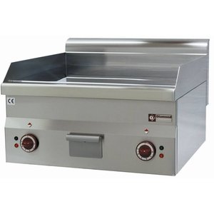 Diamond Elektryczna płyta grillowa 595 x 470 mm, gładka, żeliwna, 2 strefy grzewcze, 6 kW, nastawna Diamond Elektryczna płyta grillowa 595 x 470 mm, gładka, żeliwna, 2 strefy grzewcze, 6 kW, nastawna