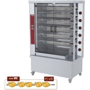 Diamond Gas Rotisserie Grill 11 Splits, 66 Chickens, 29930 kcal/h, on Wheels Diamond Gas Rotisserie Grill 11 Splits, 66 Chickens, 29930 kcal/h, on Wheels