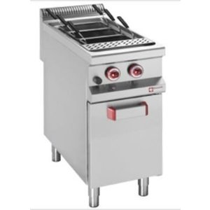 Diamond Gas pasta cooker, 1 tank 40 liters, on closed cupboard (without baskets) Diamond Gas pasta cooker, 1 tank 40 liters, on closed cupboard (without baskets)