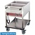 Diamond Mobile Electric Bain Marie, 2-Chamber with Drain Tap, GN 1/1, 1,4 kW