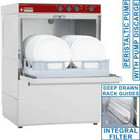 Diamond afwasmachine | mand 500x500mm | afvoerpomp | 5400W | 580x600x (H) 820mm