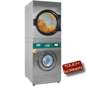 Diamond Przemysłowa pralko-suszarka 18 kg (elektryczna)+suszarka obrotowa 18 kg (elektryczna) | 28000W | 880x1196x(h)2159mm