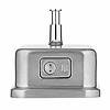 impeco Manual Stainless Steel Liquid Soap Dispenser, 1 L