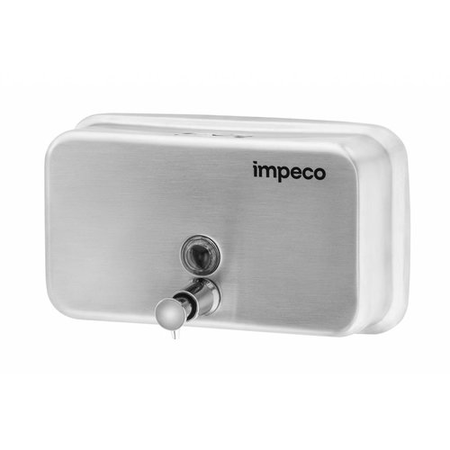 impeco Manual Stainless Steel Liquid Soap Dispenser, 1 L impeco Manual Stainless Steel Liquid Soap Dispenser, 1 L