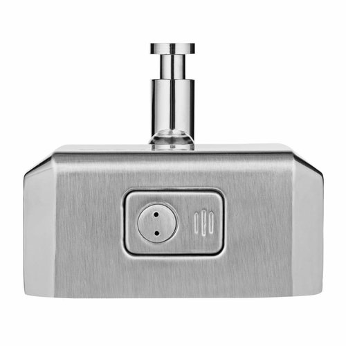impeco Manual Stainless Steel Liquid Soap Dispenser, 1 L impeco Manual Stainless Steel Liquid Soap Dispenser, 1 L