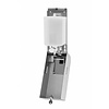 impeco Manual Stainless Steel Liquid Soap Dispenser, 0,9 L
