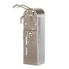impeco Manual Stainless Steel Elbow Operated Soap Dispenser, 1 L
