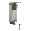 impeco Manual Stainless Steel Elbow Operated Soap Dispenser, 1 L