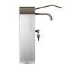 impeco Manual Stainless Steel Elbow Operated Soap Dispenser, 1 L