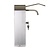 impeco Manual Stainless Steel Elbow Operated Soap Dispenser, 1 L