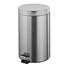 impeco 5 L Round Stainless Steel Pedal Bin, Lift Lid