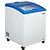 XXLselect Glass Top Ice Cream and Frozen Food Freezer 151L, from -18°C