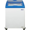 XXLselect Glass Top Ice Cream and Frozen Food Freezer 151L, from -18°C