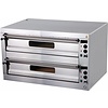 RM GASTRO Double Deck Electric Pizza Oven 16 kW, 12 x Ø 33 cm, with 4 Heaters