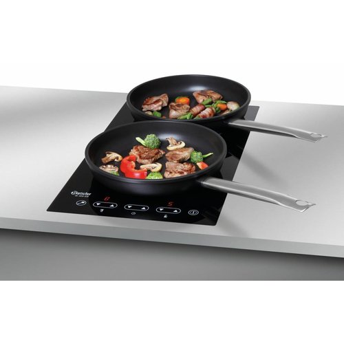 Bartscher Built-in Induction Cooker with 2 Hotplates, 3 kW Bartscher Built-in Induction Cooker with 2 Hotplates, 3 kW