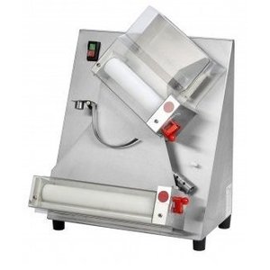 Saro Two Stage Dough Roller from 100 to 300 mm, 50-500 g Dough, 0,37 kW with Ublique Loading
