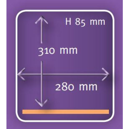 Henkelman Pakowarka komorowa, listwa 280 mm, 4 m³/h, 300 W Henkelman Pakowarka komorowa, listwa 280 mm, 4 m³/h, 300 W