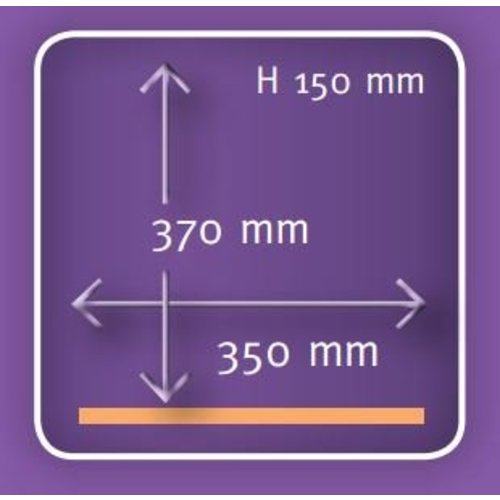 Henkelman Pakowarka komorowa, listwa 350 mm, 8 m³/h, 400 W Henkelman Pakowarka komorowa, listwa 350 mm, 8 m³/h, 400 W