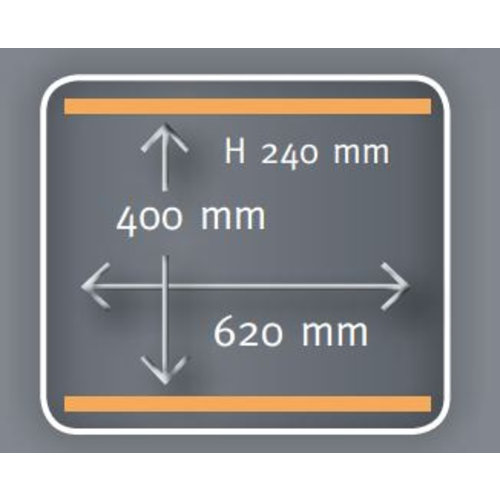 Henkelman Stacjonarna pakowarka komorowa, listwy 2 x 620 mm, 63 m³/h, 3,3-4,5 kW, 400V, jezdna Henkelman Stacjonarna pakowarka komorowa, listwy 2 x 620 mm, 63 m³/h, 3,3-4,5 kW, 400V, jezdna