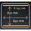 Henkelman Stationary Chamber Vacuum Packing Machine, Sealing 2 x 840 mm, 300 m³/h, 7,0-9,0 kW, 400V, on Wheels