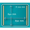Henkelman Stacjonarna pakowarka komorowa, listwy 2 x 840 mm, 300 m³/h, 7,0 – 9,0 kW, 400V, jezdna