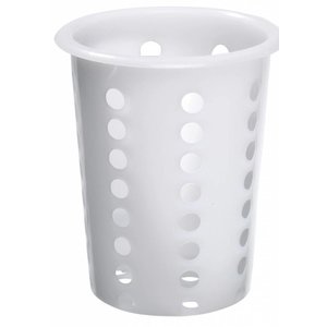 Bartscher Cutlery cylinder, plastic, white Bartscher Cutlery cylinder, plastic, white