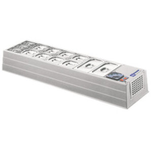 Diamond Top unit for storing ingredients 7x 1/3 GN, 130W, from 2 to 10°C Diamond Top unit for storing ingredients 7x 1/3 GN, 130W, from 2 to 10°C