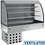 Diamond Refrigerated Rack Rectangular, 4 x 1/1 GN, from -1 ° C to 7 ° C, Built-in, with an Aggregate, Ventilated with Curtain, Silver