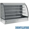 Diamond Refrigerated Rack Rectangular, 4 x 1/1 GN, from -1°C to 7°C without Aggregate, Built-in, Ventilated, with Curtain, Silver