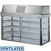 Diamond Refrigerated Display Rectangular, 3 x 1/1 GN, from 4°C to 12°C, Countertop, Silver
