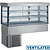 Diamond Refrigerated Display Rectangular, 3 x 1/1 GN, from 4°C to 12°C, with an Aggregate, Built-in, Silver