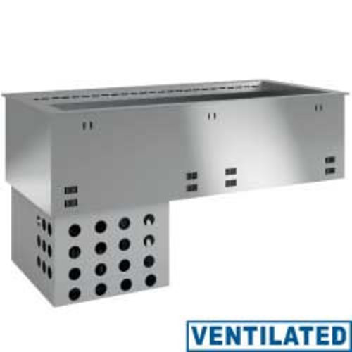 Diamond Element sink refrigerated, ventilated 2x GN 1/1 Diamond Element sink refrigerated, ventilated 2x GN 1/1