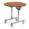 Diamond Stół jezdny Ø 800mm | 540/800x530x(H)780mm Diamond Stół jezdny Ø 800mm | 540/800x530x(H)780mm